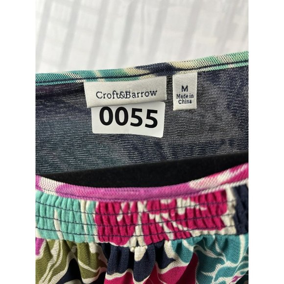 Croft & Barrow Women's Knit Top Size XL 3/4 Sleeve Multicolored - Picture 5 of 10